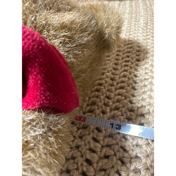 Boyds Bears & Friends Gwen Marie Bear 12" Collectible Red Velvet Snowflakes Bow - Picture 8 of 8